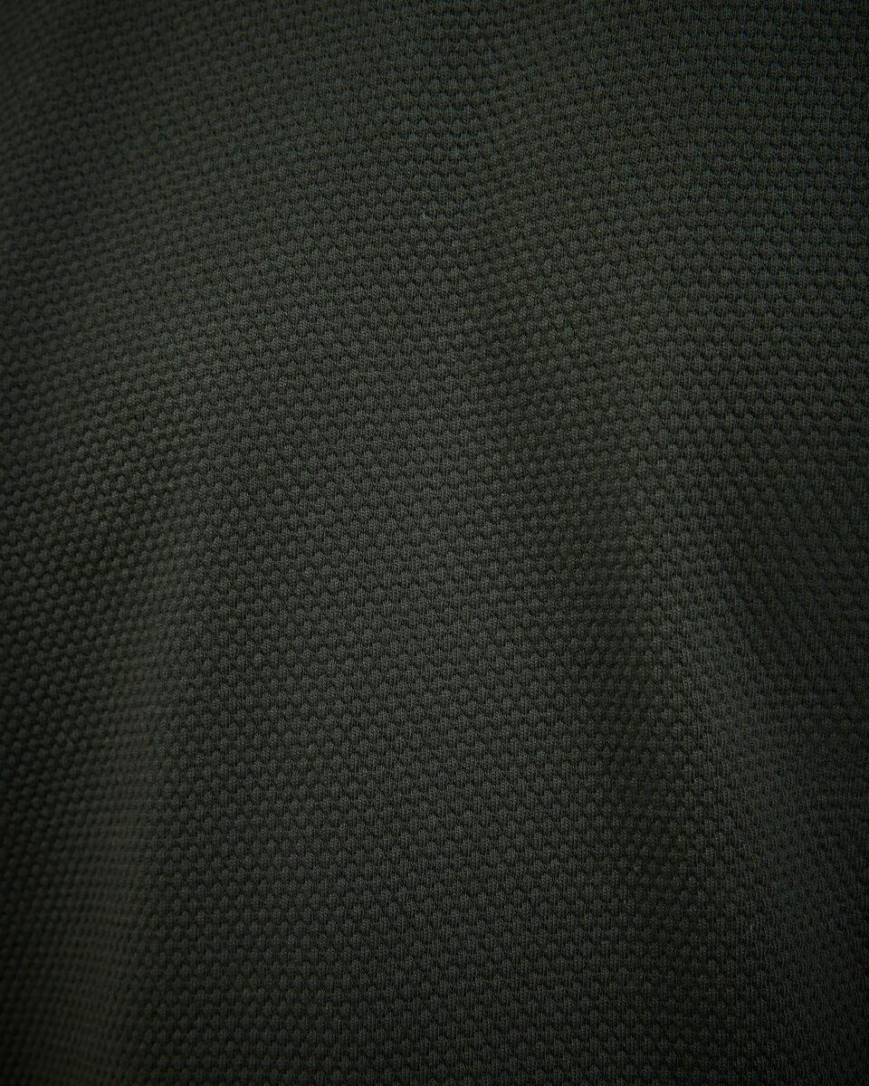 Slim Fit Jacquard Texture Tee, Khaki, hi-res